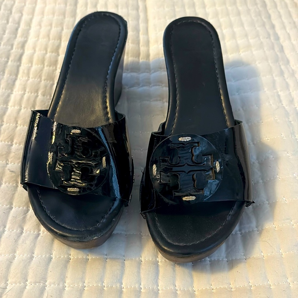 Tory Burch platform sandals, size 9